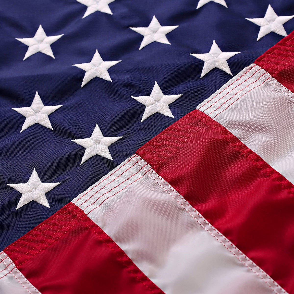 Rushmore Rose USA 2x3 outdoor flag with embroidered stars for durable outdoor display