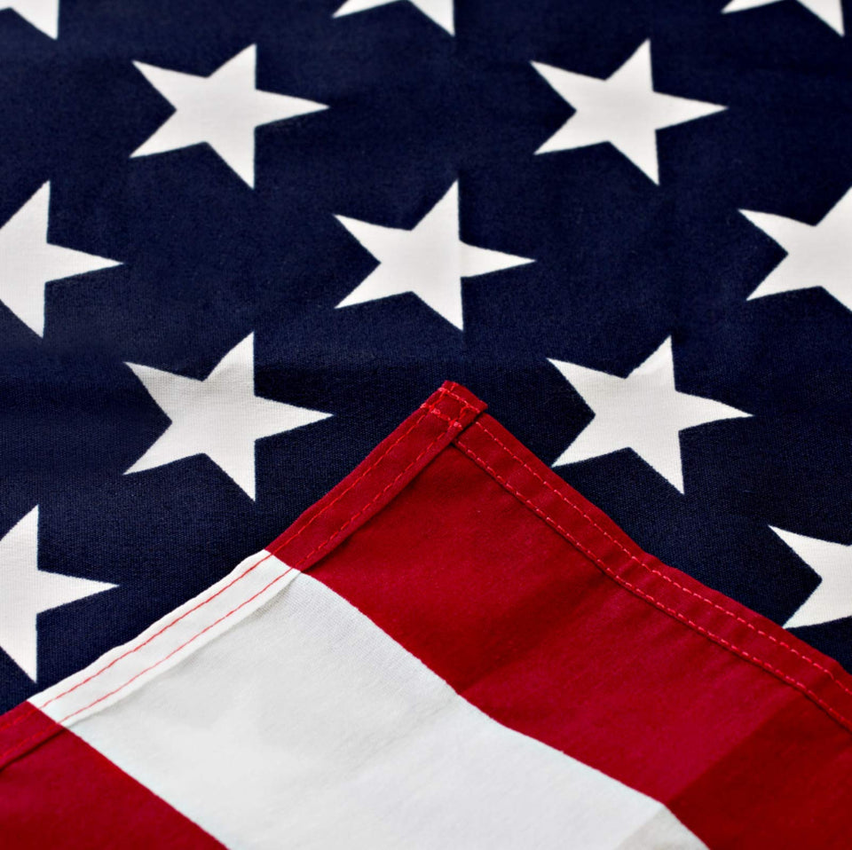 Rushmore Rose USA flag 3x5 outdoor displays vibrant colors for home display