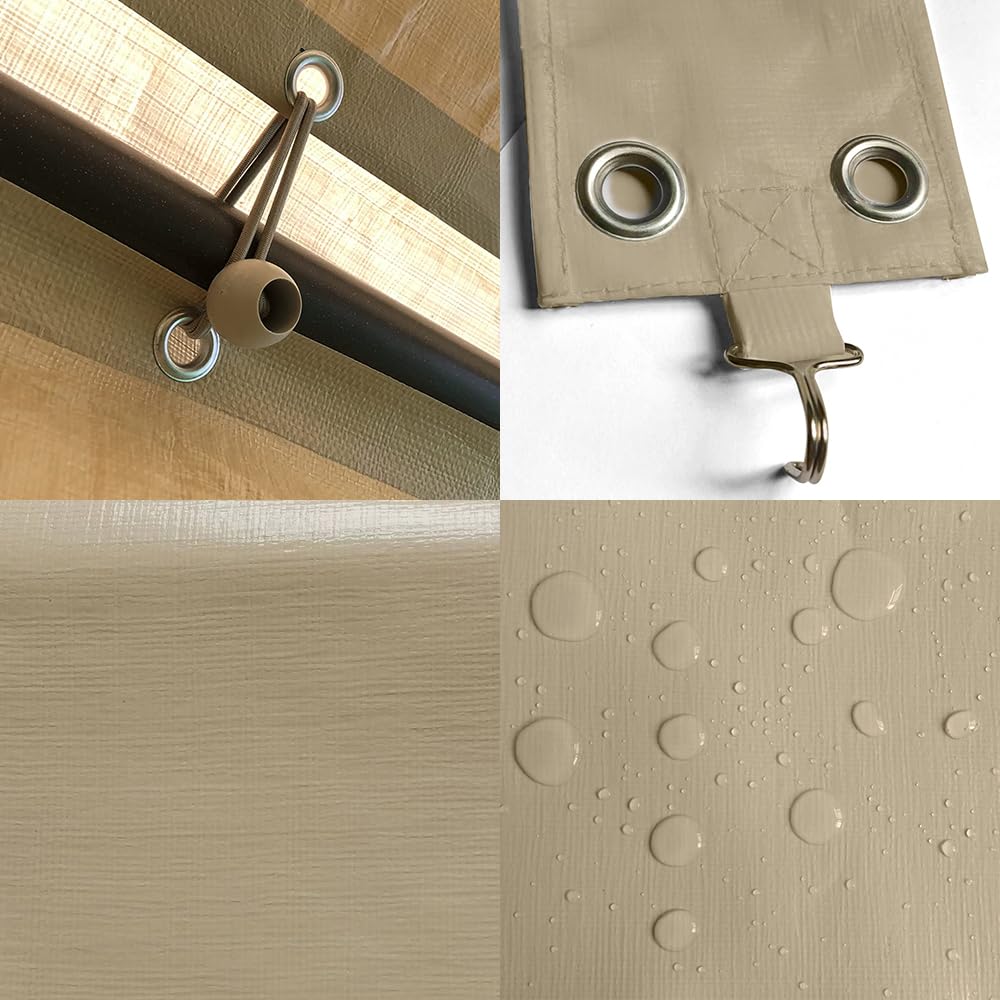 Rutile carport edge skirt detail shows durable fabric edge finish.