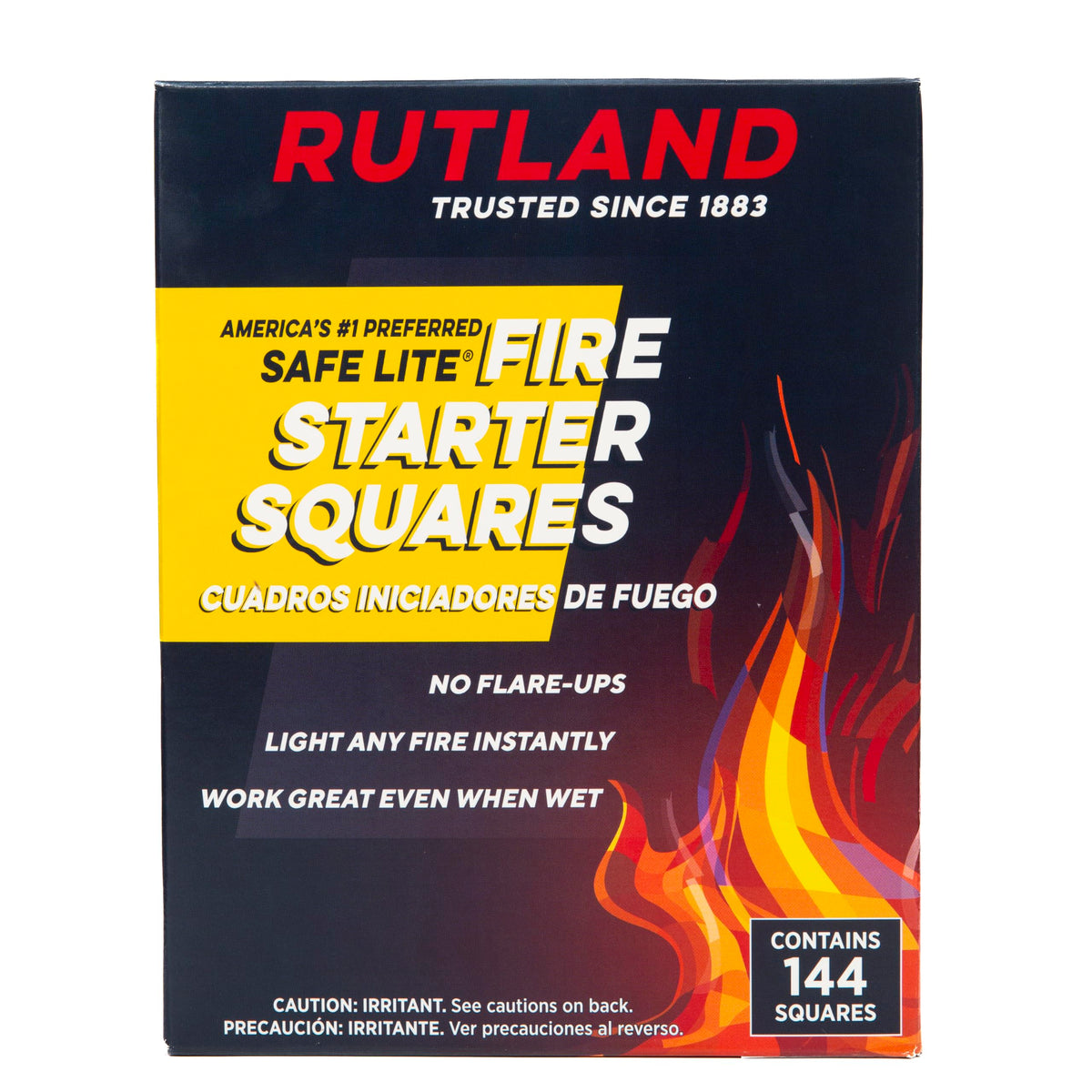 Rutland Safe Lite square is water-resistant and odorless for clean starts.