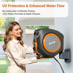 Ruvup slow retraction system reducing speed during retract