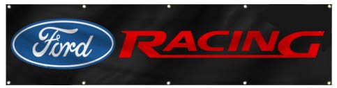 RUYi Daoops Ford Racing flag banner 2x8ft for indoor and outdoor use