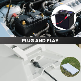 rvicees Starlink Mini direct-battery cable car battery setup for mobility