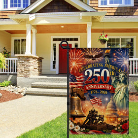 Rvsticty flag is ideal for yard decor during holidays and gatherings.