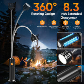 RVZHI durable aluminum body with non-slip grip withstands high heat