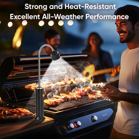 RVZHI warm LED glow enhances color during outdoor cooking