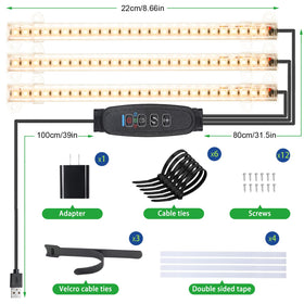 RWNTAO aluminum construction supports sturdy mounting options