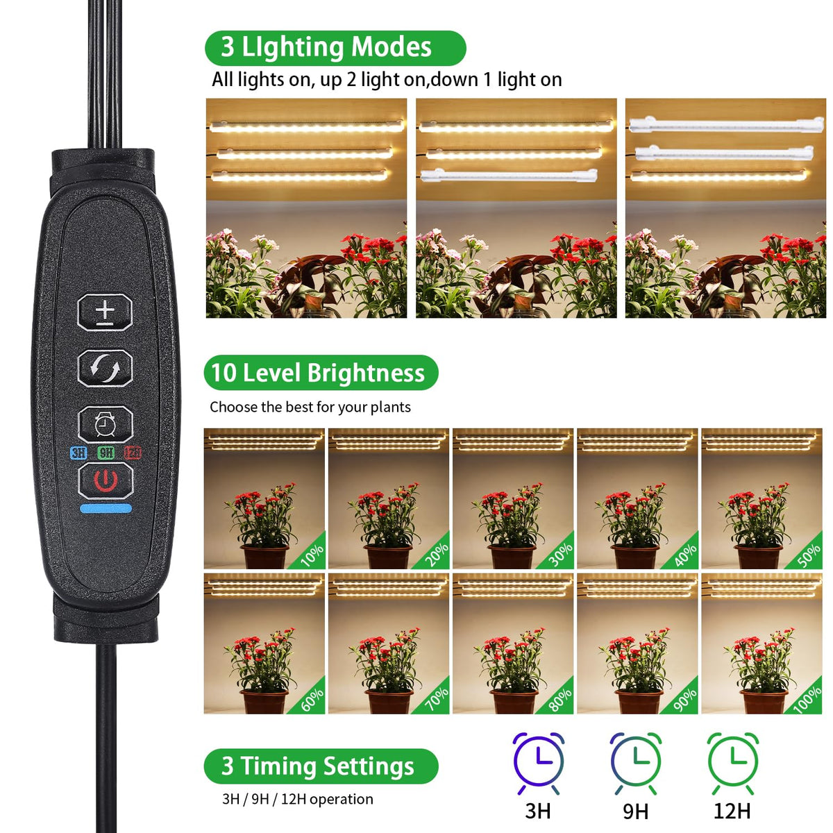RWNTAO auto timer on/off helps care for plants while away
