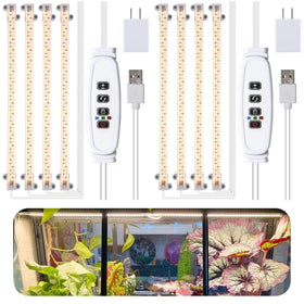 RWNTAO LED grow lamp full spectrum strip supporting indoor plant growth.