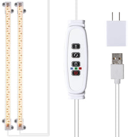 RWNTAO LED Grow Light Strips front view for enhanced indoor plant growth