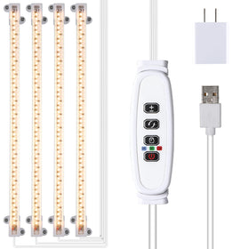 RWNTAO LED growth lamp with full-spectrum light supports indoor plant health.