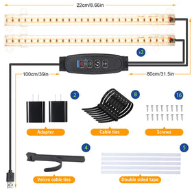 RWNTAO suitable for flowers, vegetables, fruits, and succulents at home and in offices.