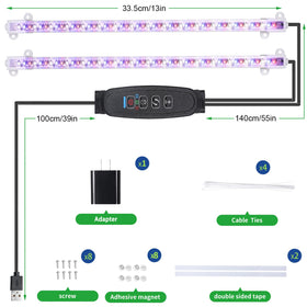 RWNTAO wide spectrum light for flowers herbs and greens