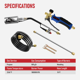 RX WELD flame control valve enables precise power for safe use.