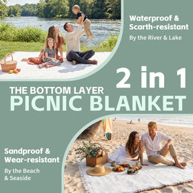 RYCHIC versatile outdoor blanket for beach days, parks, and camping use