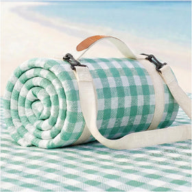RYCHIC waterproof beach blanket large spread on sand for sand-free picnic