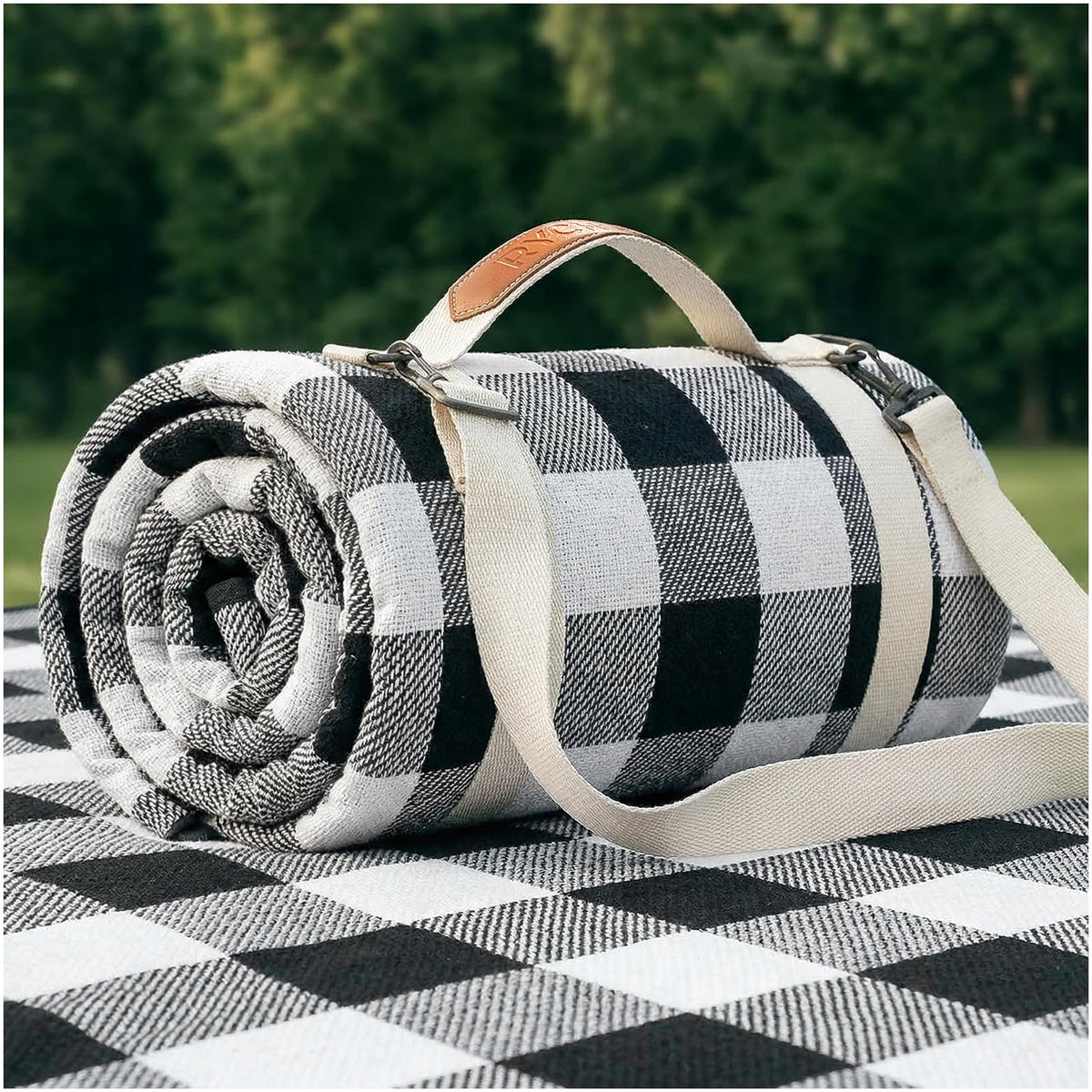 RYCHIC waterproof picnic blanket on the beach offers sandproof comfort