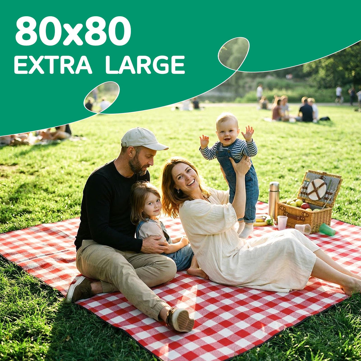 RYCHIC waterproof sandproof beach blanket for shoreline outings