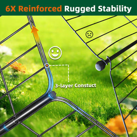 RYDIZA flexible gate design showing adjustable placement and secure closure.