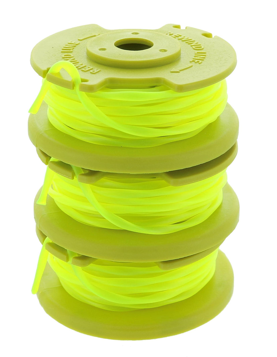 RYOBI AC80RL3 twisted line spool in a 3-pack for efficient trimming
