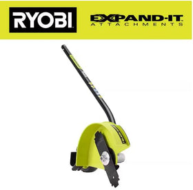 RYOBI Expand-It edger attachment rear wheel supports consistent edges