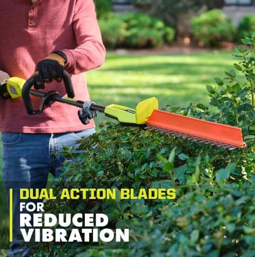 RYOBI Expand-It dual-action blades reduce vibration for smoother cuts.
