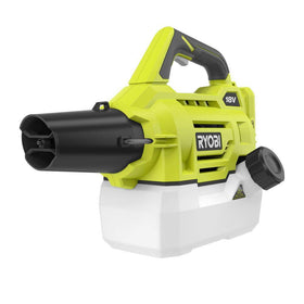 RYOBI ONEAND 18V fogger in action delivering quick, even coverage.
