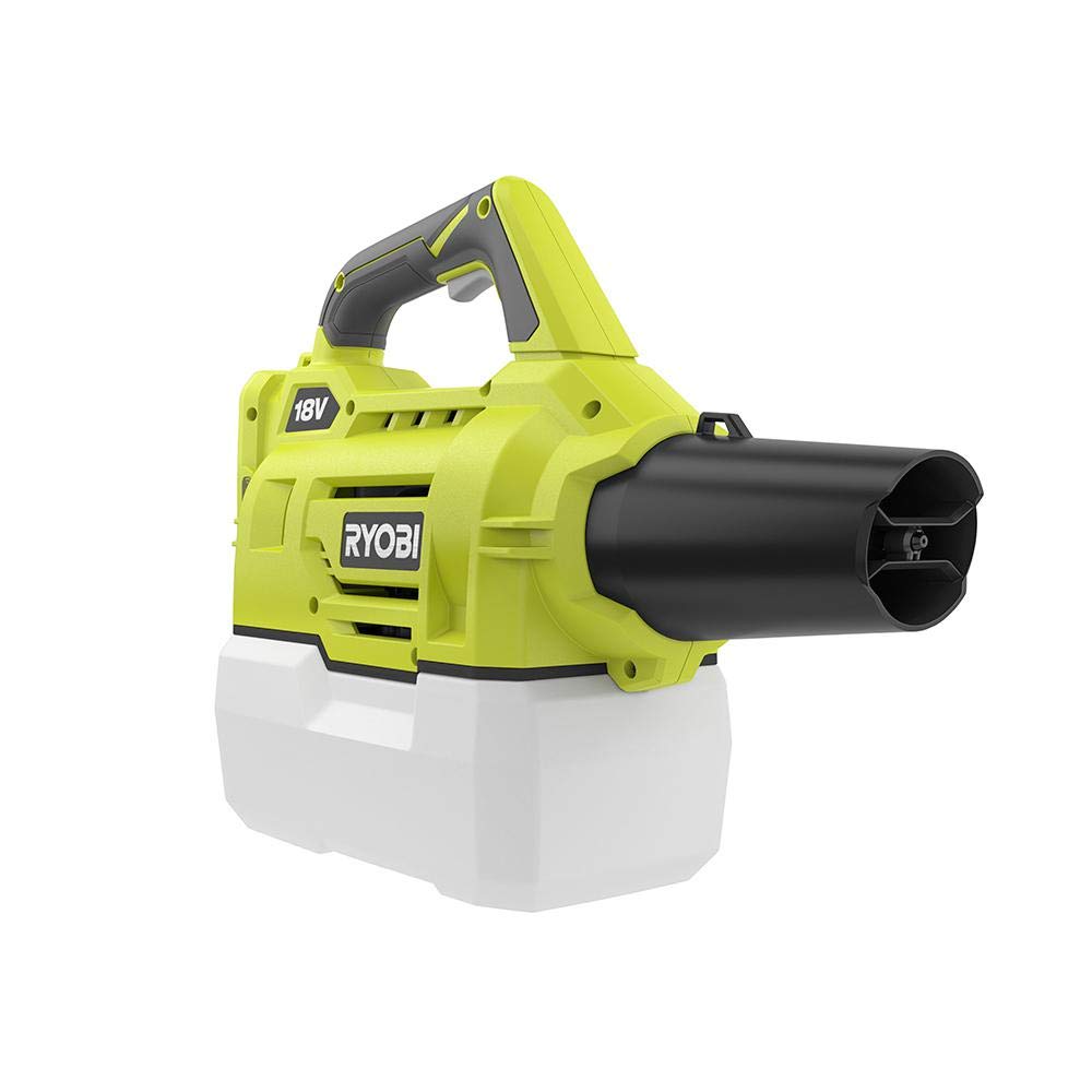 RYOBI fogger provides even mist coverage for efficient application.