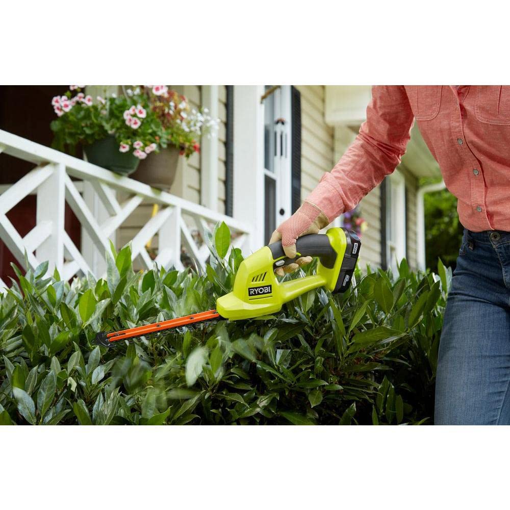 Ryobi ONE+ 18V battery system for flexible power options.