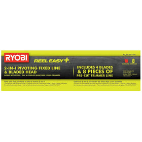 RYOBI Reel EASYAND Durable construction supports long-term lawn care