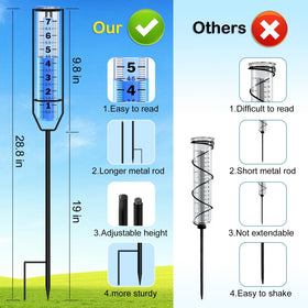 RYOEIKT sturdy ground-install base ensures stable setup in yard.