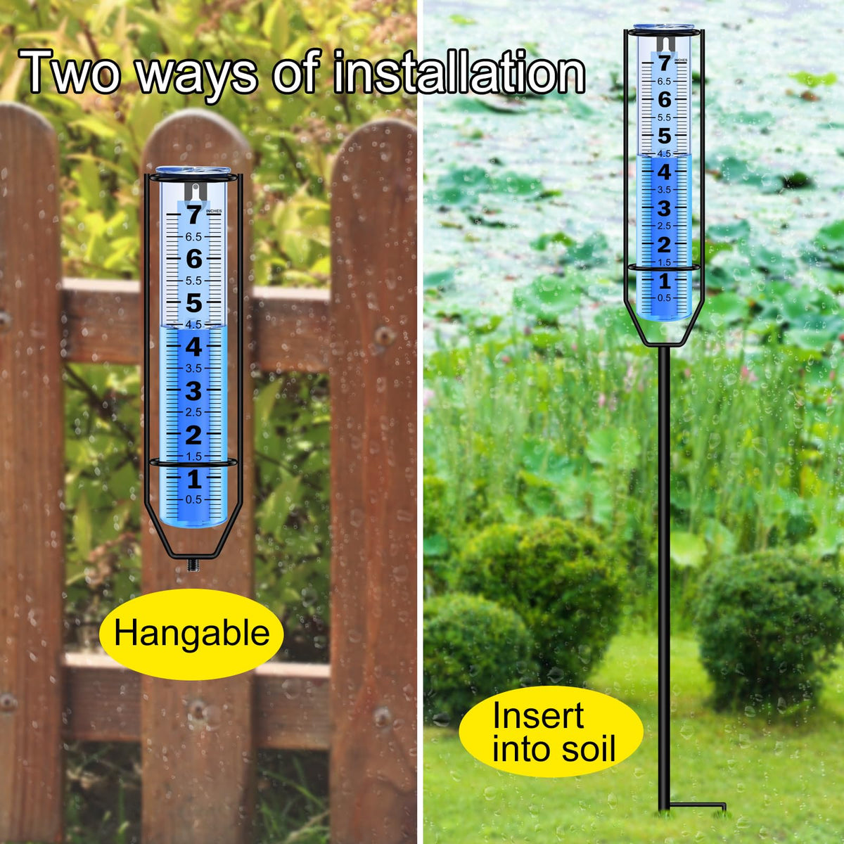 RYOEIKT thickened tube is durable and freeze-proof for outdoor use.