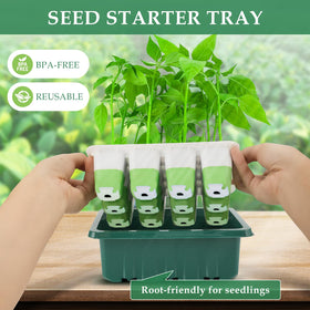 Ryscam flexible silicone bottom tray is easy to pop out for transplanting.