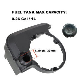 Close-up of cap seating on RYTIME tank for quick installs.