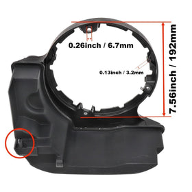 RYTIME fuel tank cap shown, ensures secure, spill-free refueling.