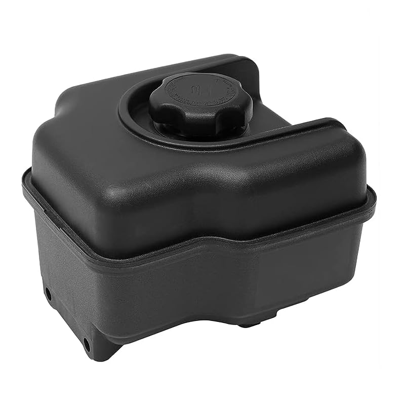 RYTIME fuel tank close-up, corrosion-resistant plastic for long engine life.