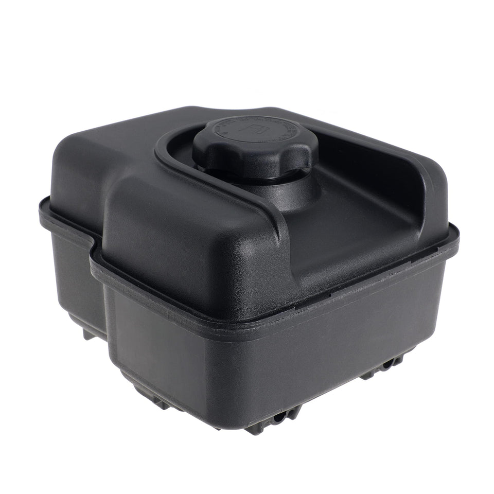 RYTIME fuel tank front view, compatible with 694260/698110 engines for lawn mowers.