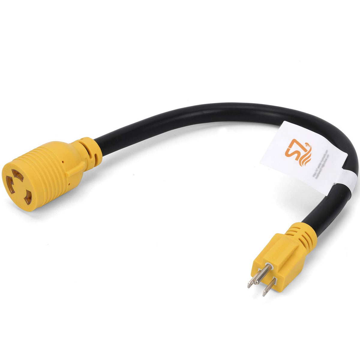 S7 power adapter cord with locking outlet for RV use and secure outdoor connections.