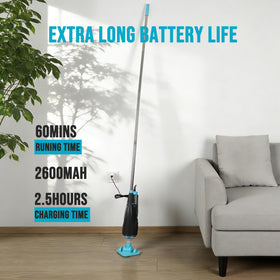 S7 cordless runtime up to 60 minutes for flexible cleaning sessions.