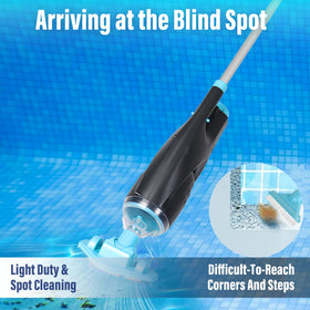 S7 IPX8 waterproof handheld vacuum suitable for underwater cleaning.