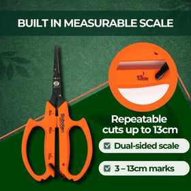 Saboten safety lock secures blades for safe storage and transport.