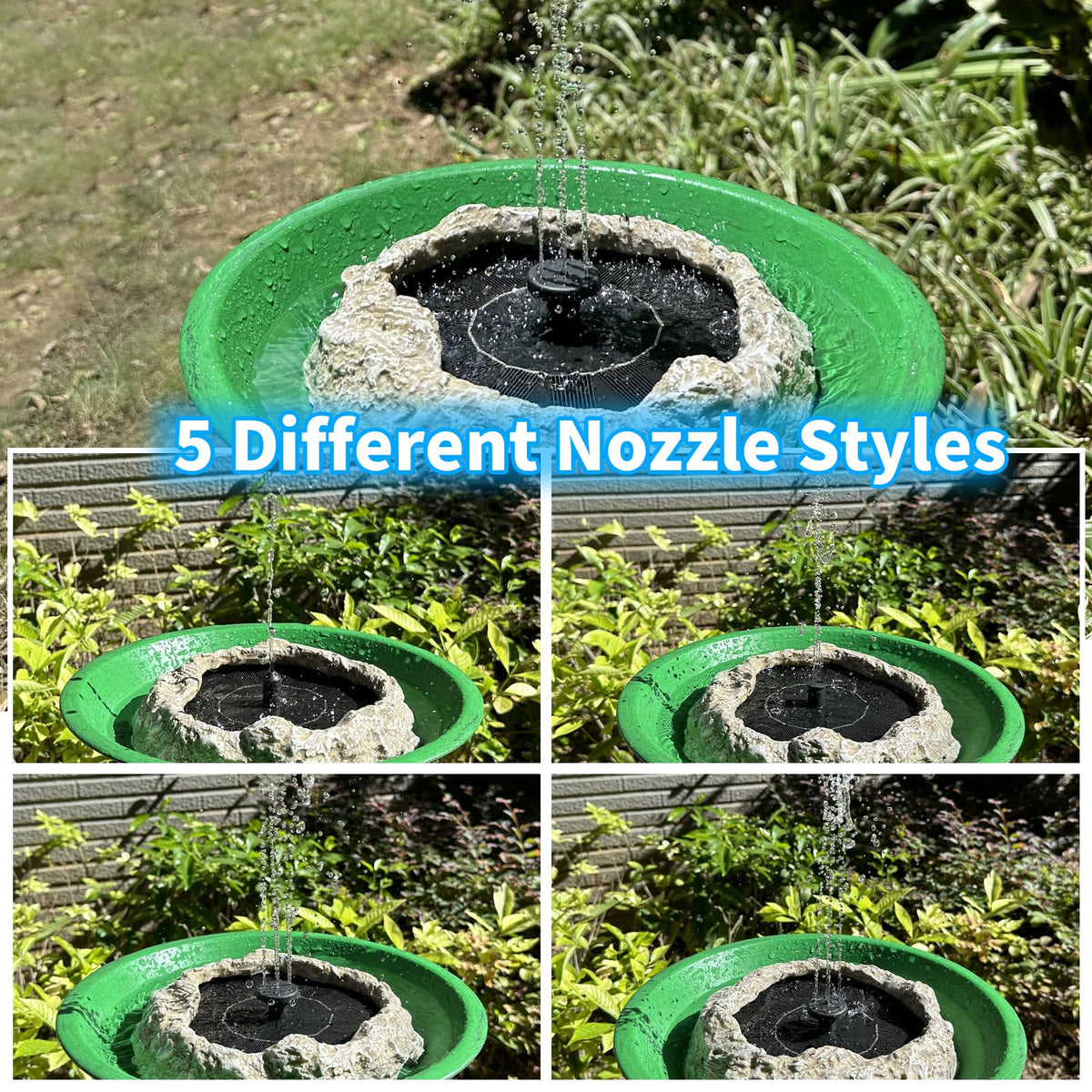 SAC SMARTEN ARTS easy-install outdoor fountain for sunny spots.