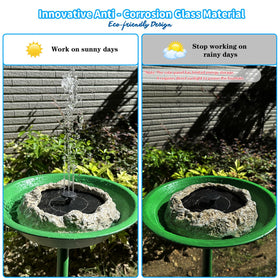 SAC SMARTEN ARTS five-nozzle fountain offers varied spray patterns.