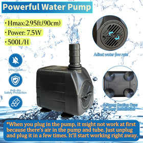 SAC SMARTEN ARTS fountain auto shutoff for safe outdoor use
