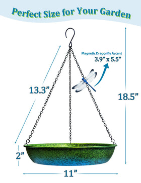 SAC SMARTEN ARTS blue-green gradient design enhances garden aesthetics and wildlife appeal