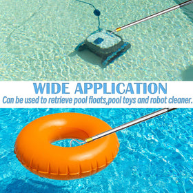 Sadoia skimmer lid lifting hook allows quick lid access during maintenance.