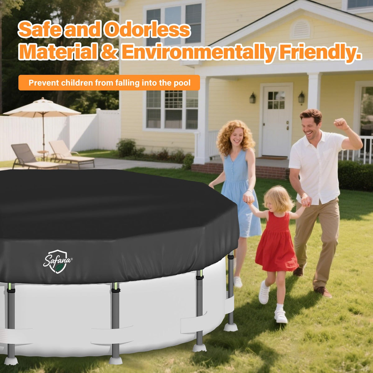 Compatible with 12ft frame pools and hard-wall designs