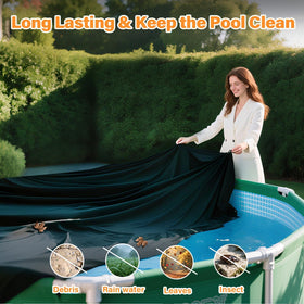 Suitable for hot tubs, stock tanks, and round trampolines when needed