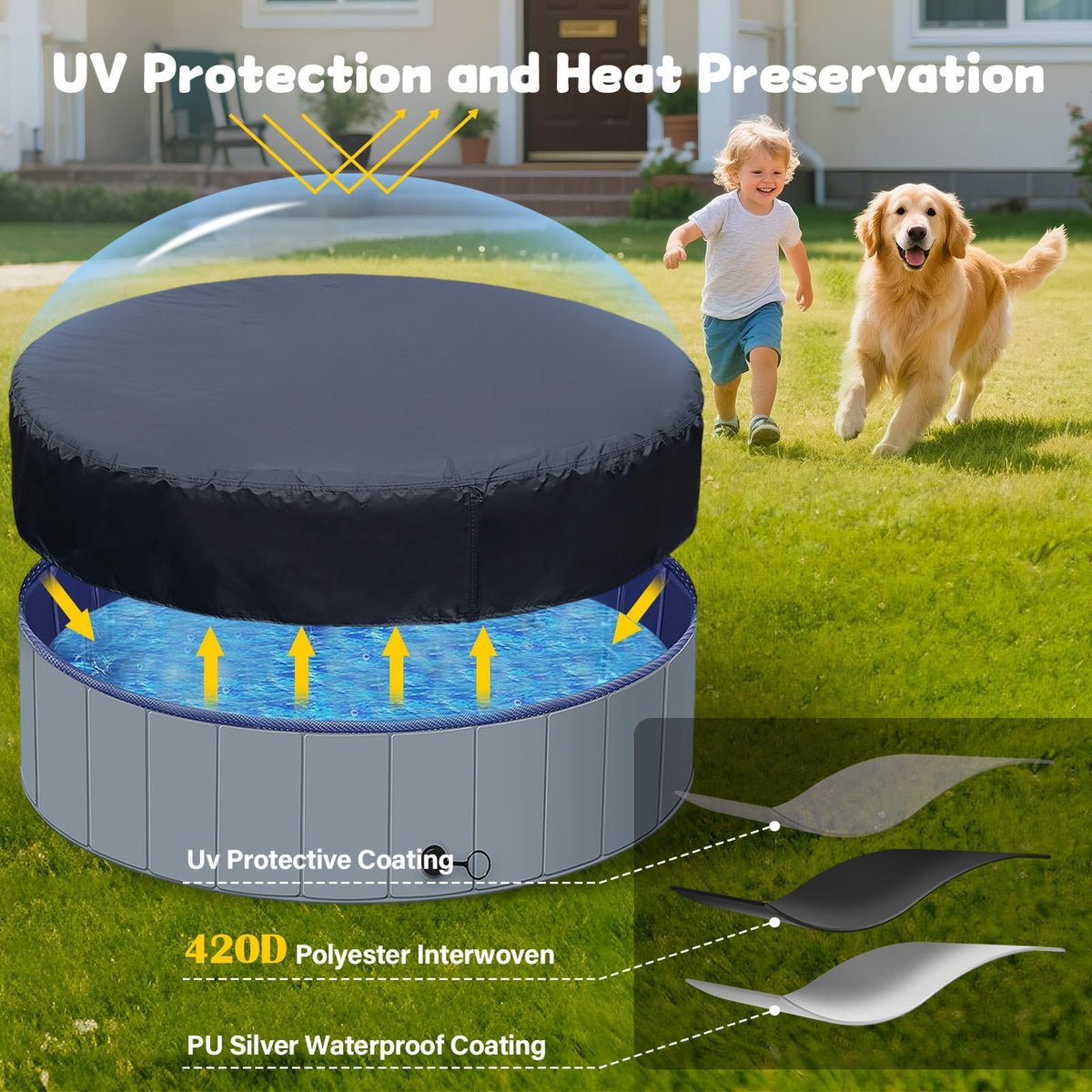 Safana cover design enables easy installation and quick removal for busy pet owners.