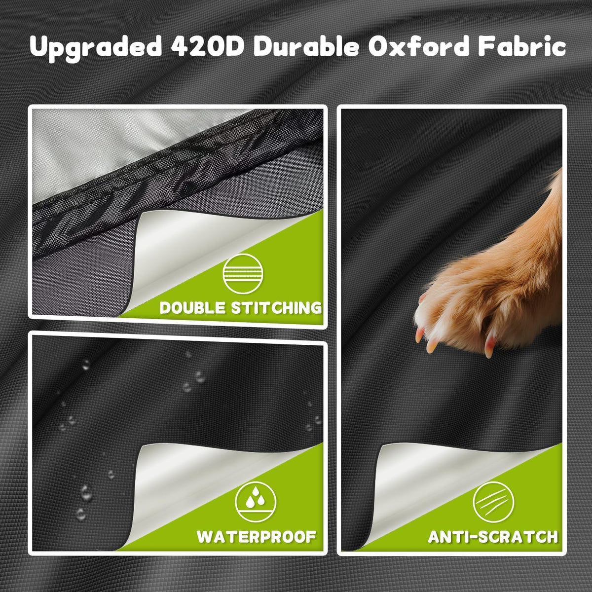 Safana windproof drawstring and storage bag shown for secure edge and easy transport.